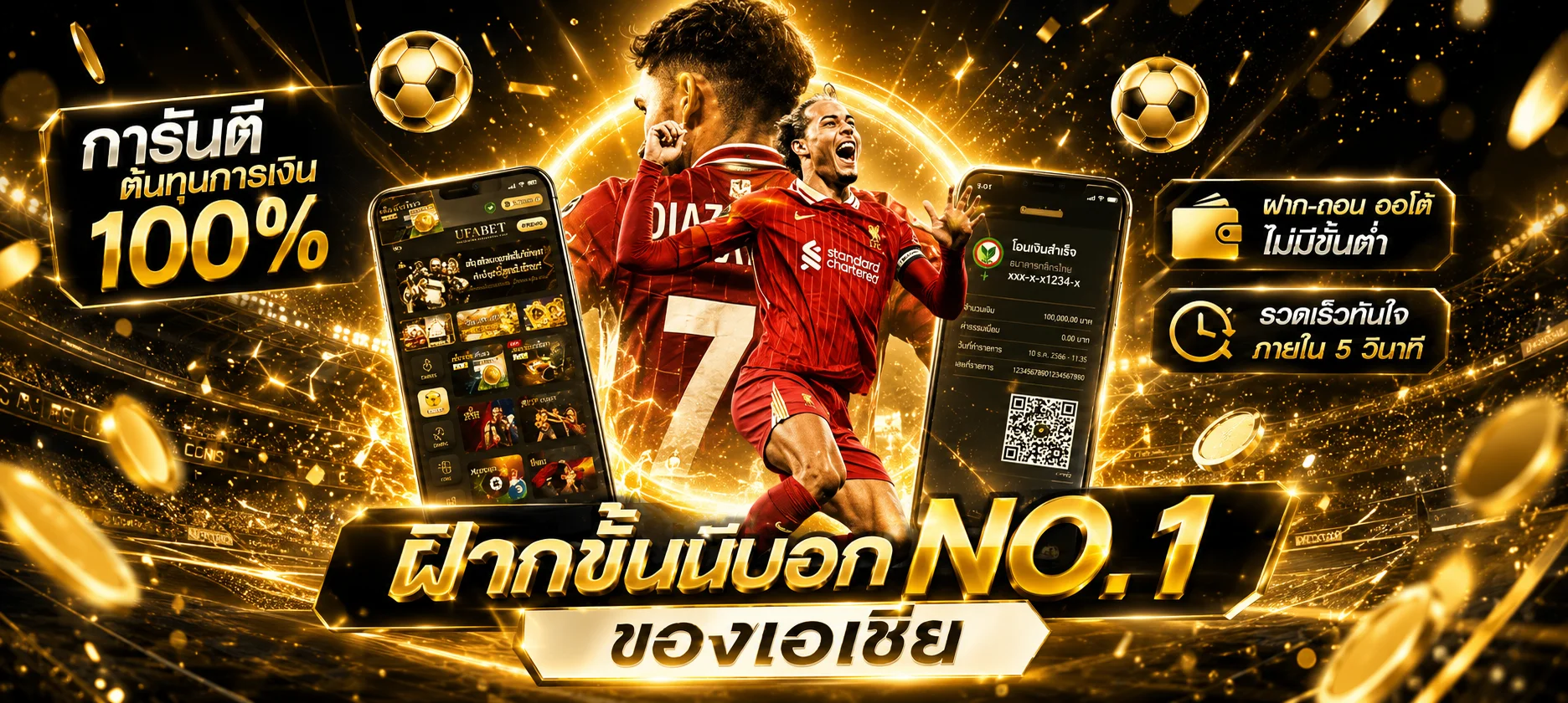 แทงบอลออนไลน์ TigerGold69 ราคาน้ำ 4 ตังค์ครบทุกลีก